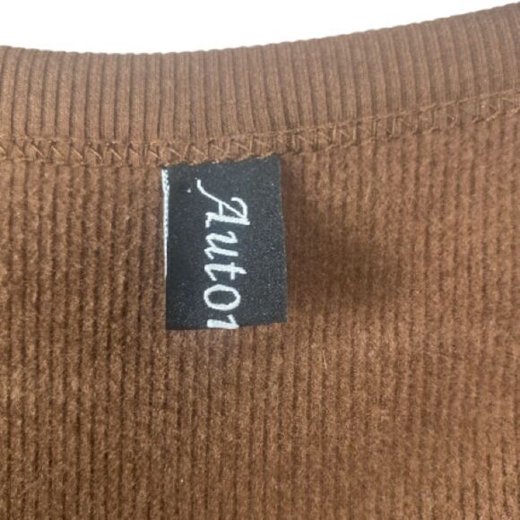 AUTOMET Brown Long Sleeve Women's Top / XL - Picture 6 of 9